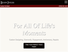 Tablet Screenshot of bradowjewelers.com